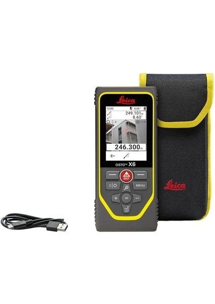 Leıca Dısto X6 Bluetooth ve Kameralı Lazer Metre (250 Metre) P2P Destekli fiyatları