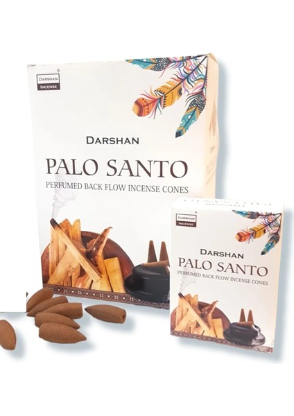 Darshan Palo Santo Kokusu Şelale Geri Akışlı Tütsü 10 Adet