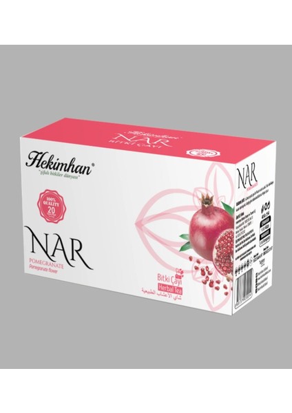 Nar Çayı Doğal 20'li Süzen Poşet