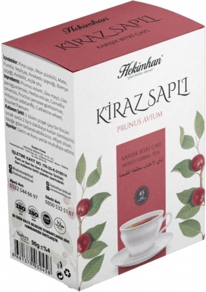 Kiraz Saplı Karışık Çay 45'li Süzen Poşet