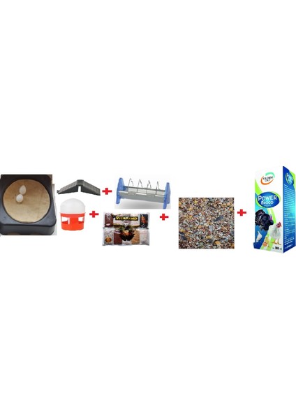 Güvercin Yetiştirme Seti (Güvercin Folluk+Güvecin Yemlik+Güvercin Suluk+Güvercin Vitamin+Tünek+Yem)