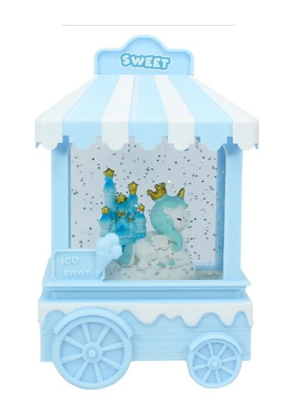 Işıklı Müzikli Unicorn Küre