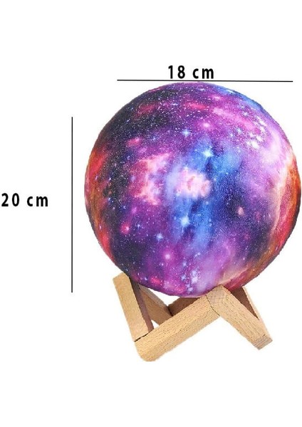 Yerküre Renkli Kumandalı 18 cm modelleri