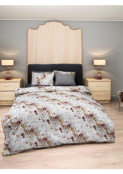 Trg Home Çift Kişilik Modern Nevresim Takımı Lastiksiz Çarşaf