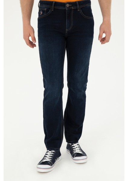 RC-LACOPO24Y Us Polo Assn Erkek Jean Pantolon 1815821 Koyu Mavi