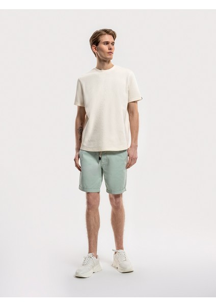 Erkek Regular Fit T-Shirt LF2034875 Ecru fiyatları