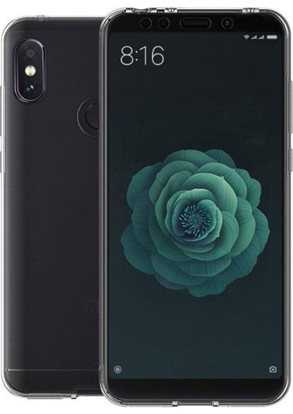 Şeffaf Kılıf Xiaomi Mi A2 Kılıf Lüx Şeffaf Silikon - Şeffaf
