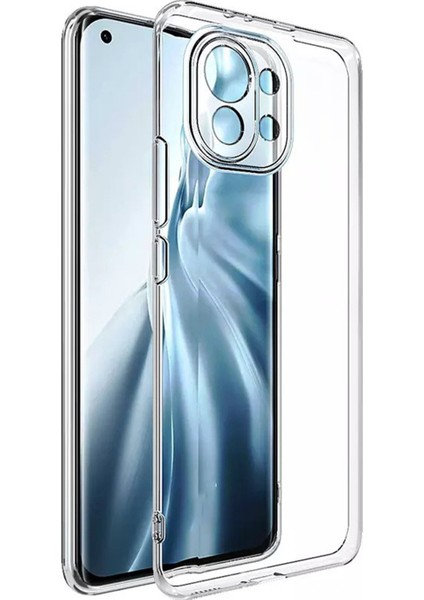 Xiaomi Mi 11 Lite Kılıf Lüx Şeffaf Silikon Kılıf