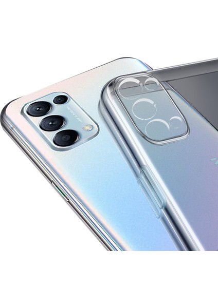 Şeffaf Kılıf Oppo Reno 5 Kılıf Lüx Şeffaf Silikon