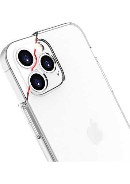 iPhone 13 Pro Kılıf Lüx Şeffaf Silikon Kılıf