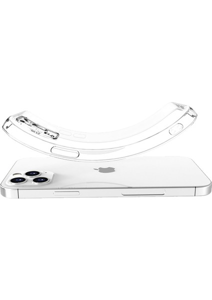iPhone 13 Pro Kılıf Lüx Şeffaf Silikon Kılıf