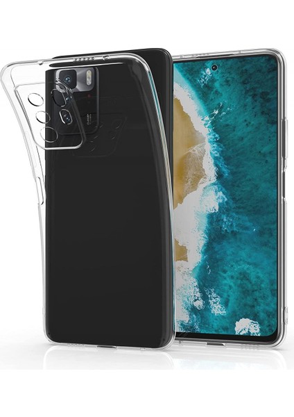 Şeffaf Kılıf Xiaomi Poco X3 Gt Kılıf Lüx Şeffaf Silikon