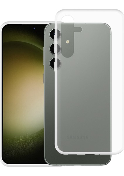 Samsung Galaxy S24 Plus Kılıf Lüx Şeffaf Silikon Kılıf