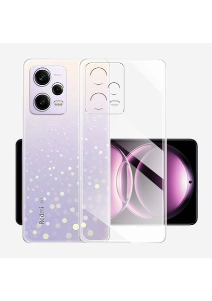 Xiaomi Poco X5 5g Kılıf Lüx Şeffaf Silikon Kılıf