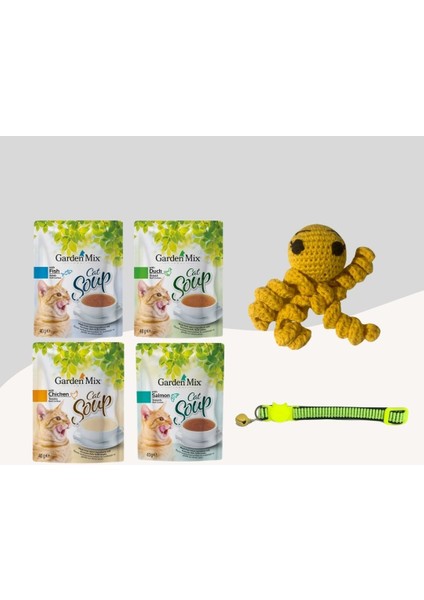 Kediler İçin 3lü Set Sarı