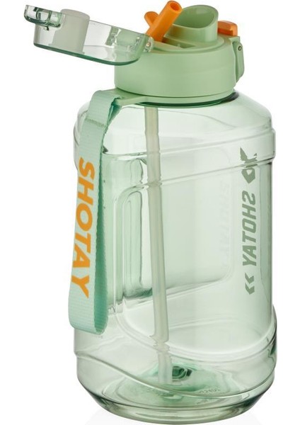 Medium Barrel Su Matarası Tritan Geniş Yeşil 1600ML fiyatları