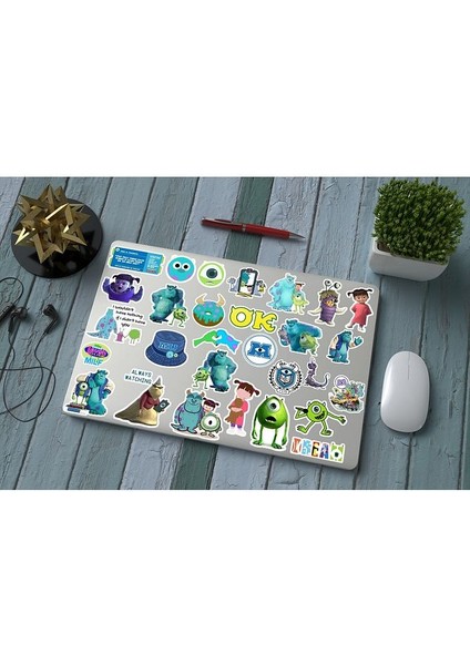 Monsters, Inc. Sticker Paketi /bullet Journal Defter Çıkartma Ajanda Laptop Etiket