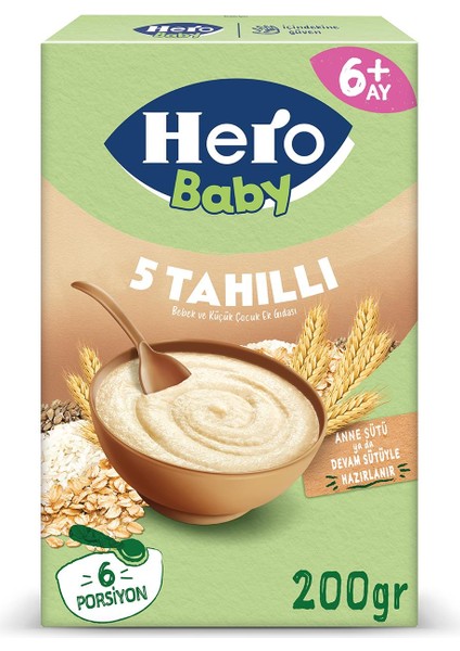 5 Tahıllı Sütsüz Kaşık Mama 200g