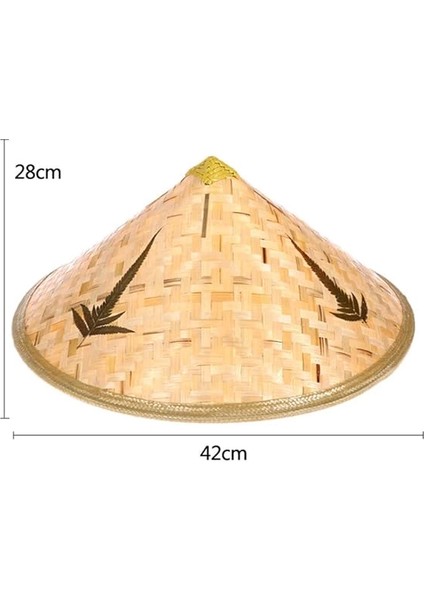 Naturel Renk Cambodia Kamboçyalı Vietnam Şapkası Pvc Hasır modelleri