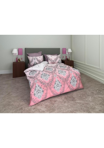 Trg Home Çift Kişilik Modern Nevresim Takımı Lastiksiz Çarşaf