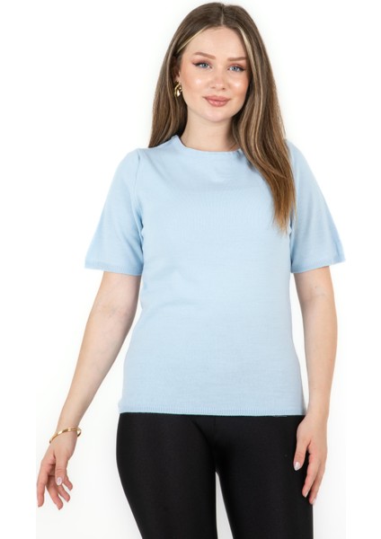 Kısa Kollu Kazak Mavi fiyatları