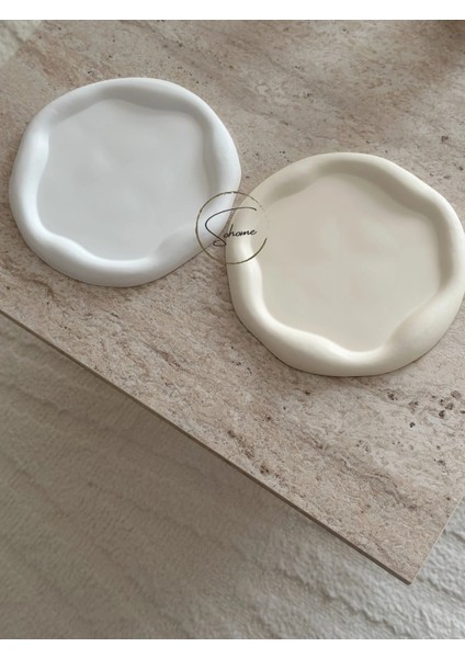Yuvarlak Bulut Dekoratif Tabak 20 cm fiyatları