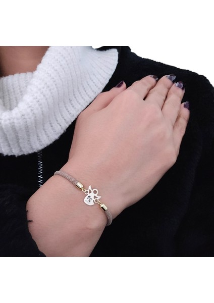 14 Ayar Plakalı Altın Mevlana Figürlü Semboller Desenli Bileklik fiyatları