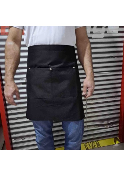 Yarım garson Mutfak Önlüğü 50x70 siyah