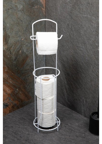 Paslanmaz Tuvalet Kağıtlığı Wc Kağıtlık Yedekli Metal Tuvalet Kağıdı Standı Tutacağı Askısı Beyaz modelleri