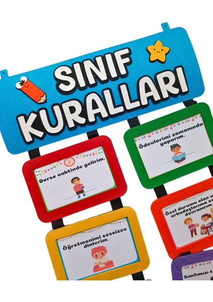 Keçe Sınıf Kuralları Panosu