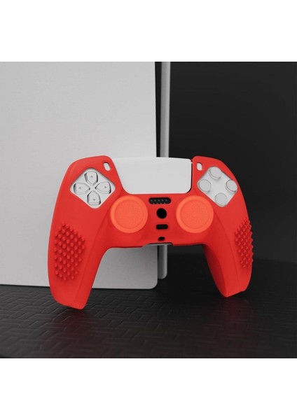 Ps5 Controller Joystick Oyun Kolu Gamepad Uyumlu Silikon + 8'li analog koruyucu T