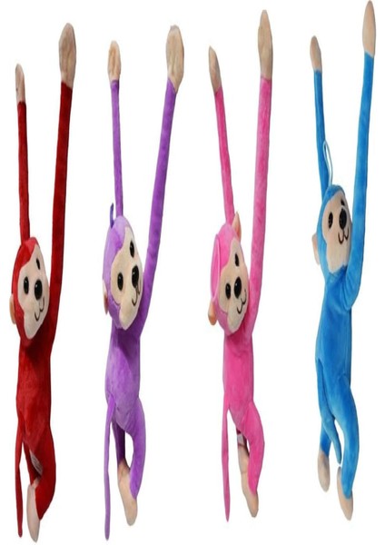 Peluş 35 cm Sesli Maymun PL62229