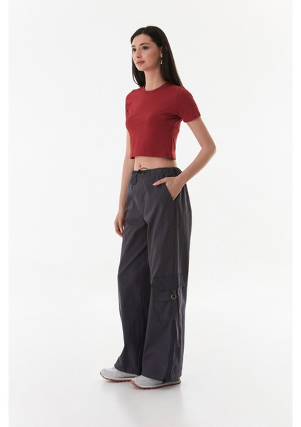 Beli ve Paçası Stoperli Kargo Cepli Gabardin Pantolon fırsatları