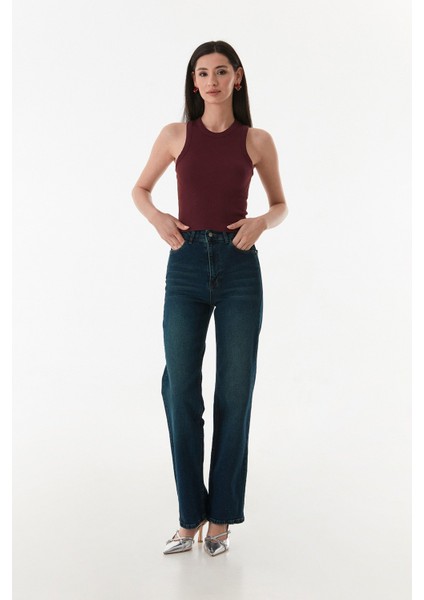 Basic Bisiklet Yaka Kolsuz Body