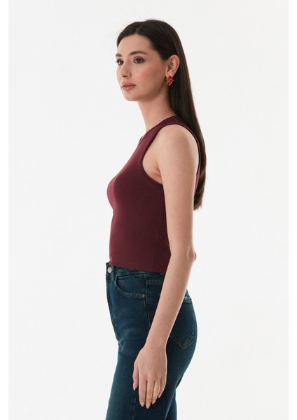 Basic Bisiklet Yaka Kolsuz Body