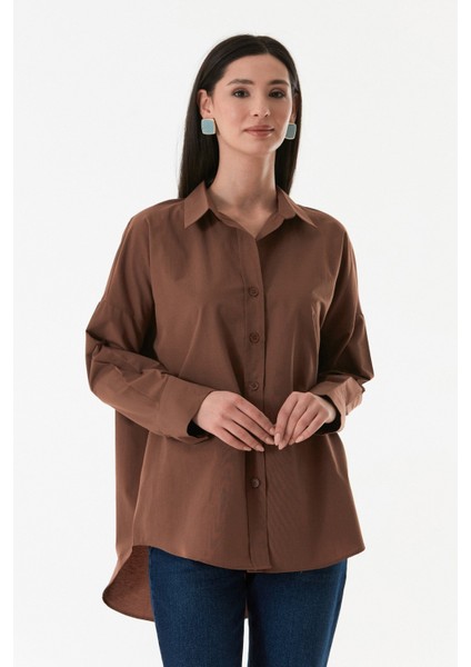 Basic Arkası Uzun Salaş Gömlek