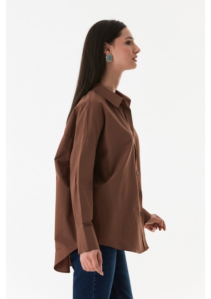 Basic Arkası Uzun Salaş Gömlek indirimleri