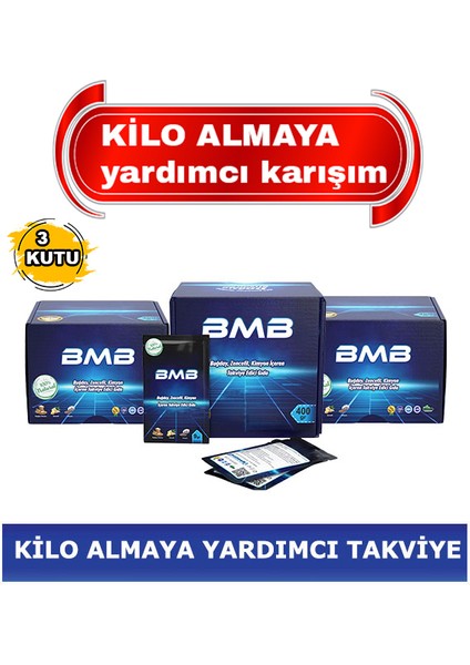 Gıda Takviyesi 3 Kutu Yeni Ambalaj