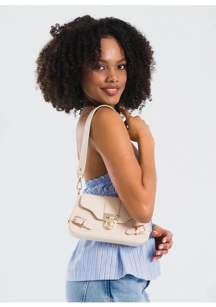 Bej Kadın Omuz Çantası US25133 modelleri