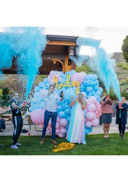 Cinsiyet Tüpü - Gender Reveal Partisi Tüpü Mavi Renk