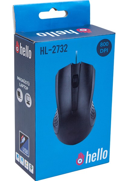 Hello HL-2732 USB Kablolu Mouse (4607)