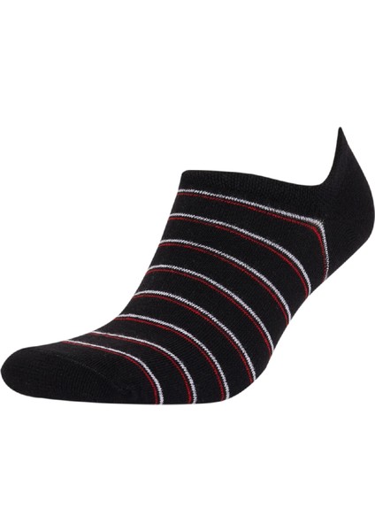Erkek 3'lü Pamuklu Sneaker Çorap D9942AXNS