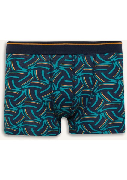 Regular Fit Baskılı 3'lü Boxer B0495AX25SP