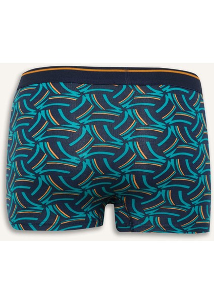 Regular Fit Baskılı 3'lü Boxer B0495AX25SP