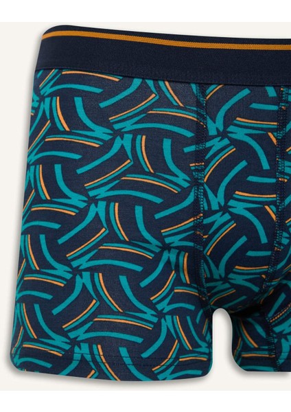 Regular Fit Baskılı 3'lü Boxer B0495AX25SP