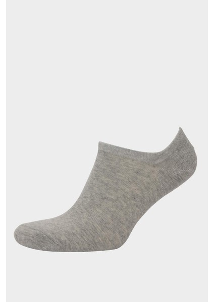 Erkek 5'li Pamuklu Sneaker Çorap D9957AXNS