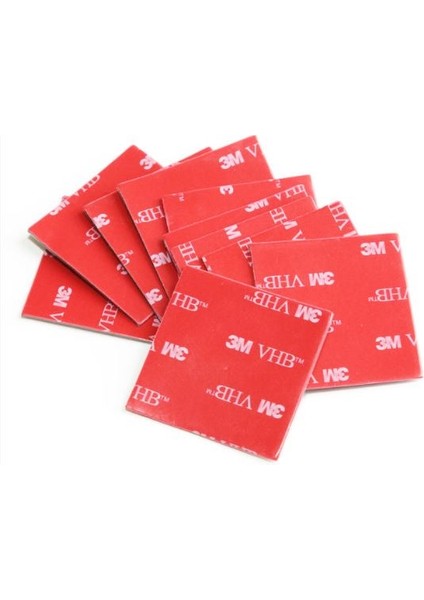 40X40 mm Kare 3M Çift Taraflı Bant (10LU Paket)