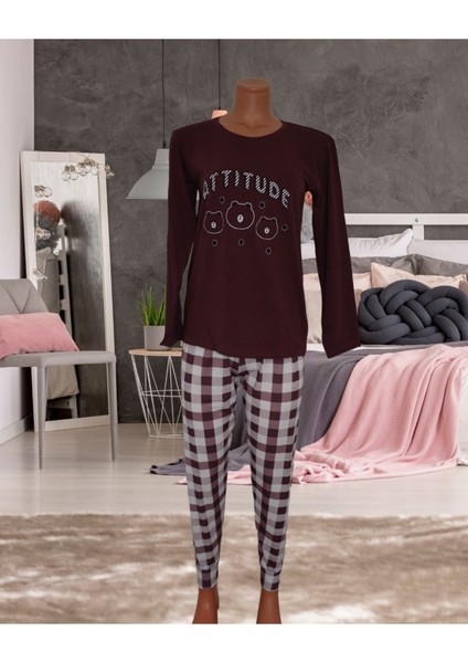 Sude Ekose Desen Likralı Gawzera Pijama Takımı fiyatları