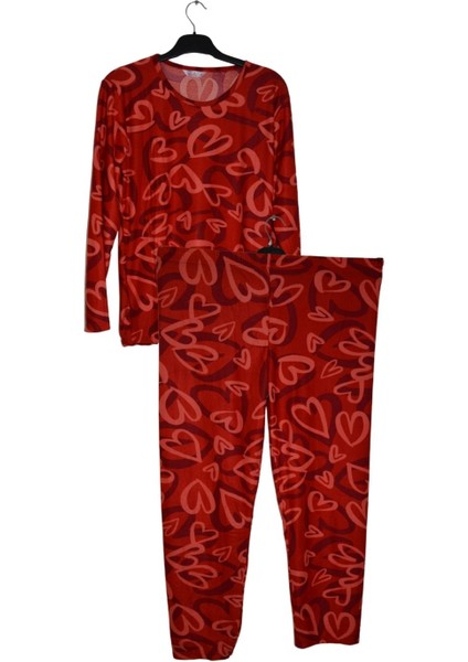Sude Heart Planet Süet Gawzera Pijama Takımı fırsatları