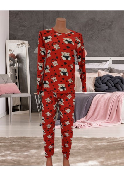Sude Love Bear Süet Gawzera Pijama Takımı fiyatları